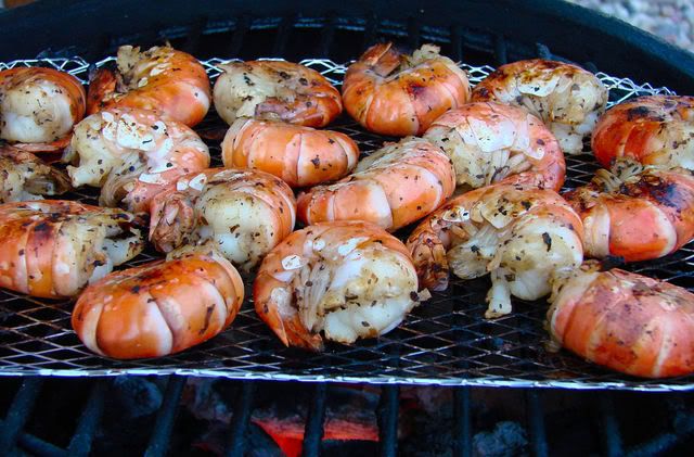 Jumbo Shrimp Cooking — Big Green Egg Forum